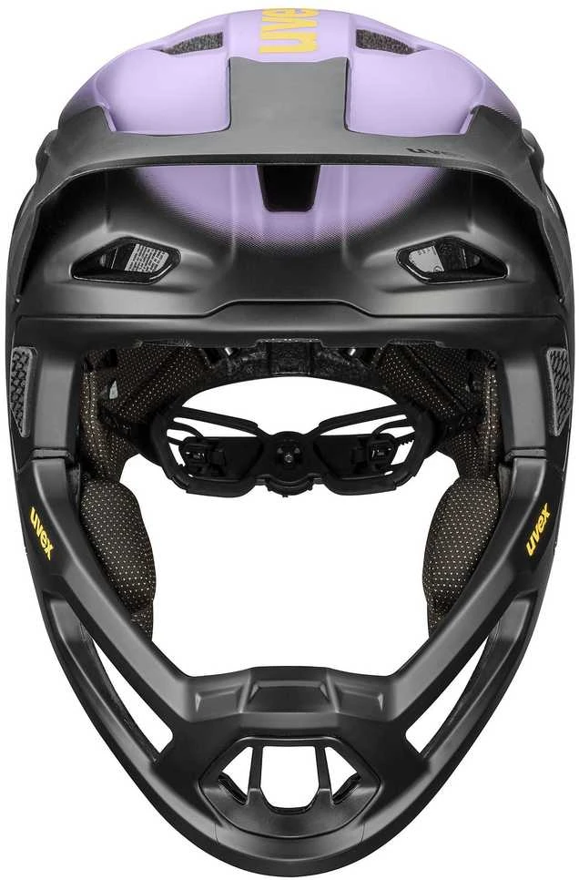 Šalmas Uvex revolt lilac-juodas matt-57-61CM