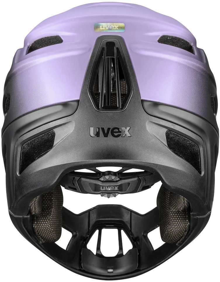 Šalmas Uvex revolt lilac-juodas matt-57-61CM