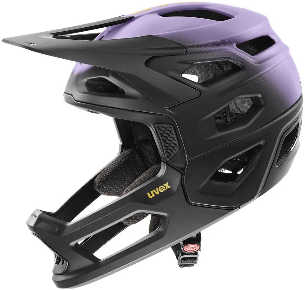 Šalmas Uvex revolt lilac-juodas matt-57-61CM