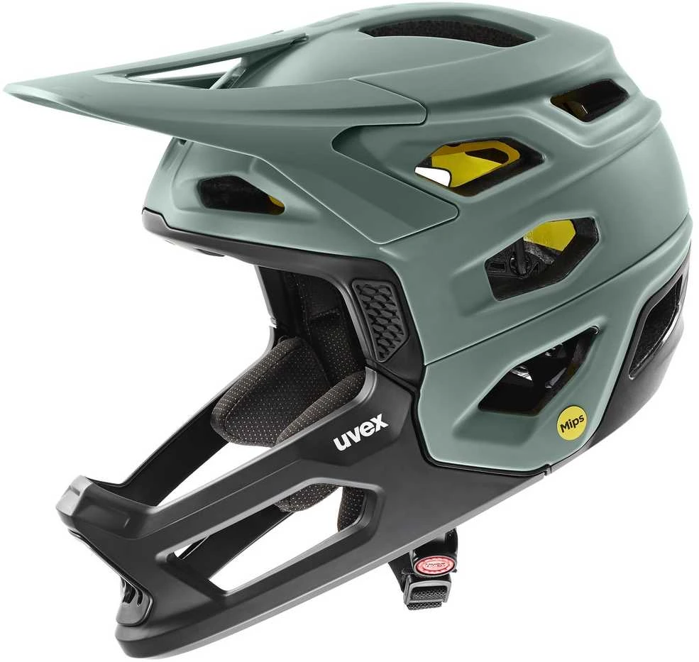 Šalmas Uvex revolt MIPS moss-juodas-56-61CM