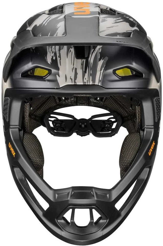 Šalmas Uvex revolt MIPS oak ruda-oranžinis matt-57-61CM
