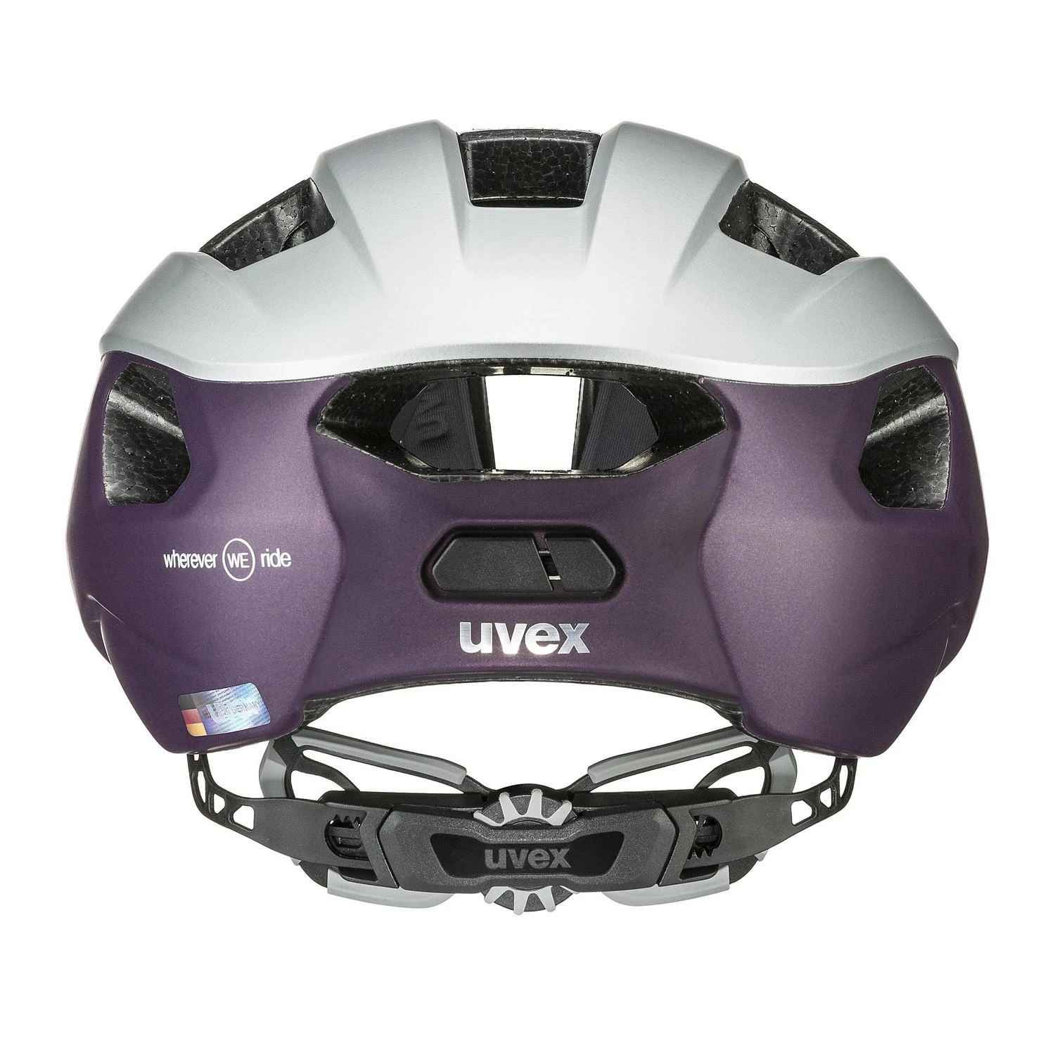 Plum Šalmas Uvex Rise cc sidabrinis-slyva WE-52-56CM