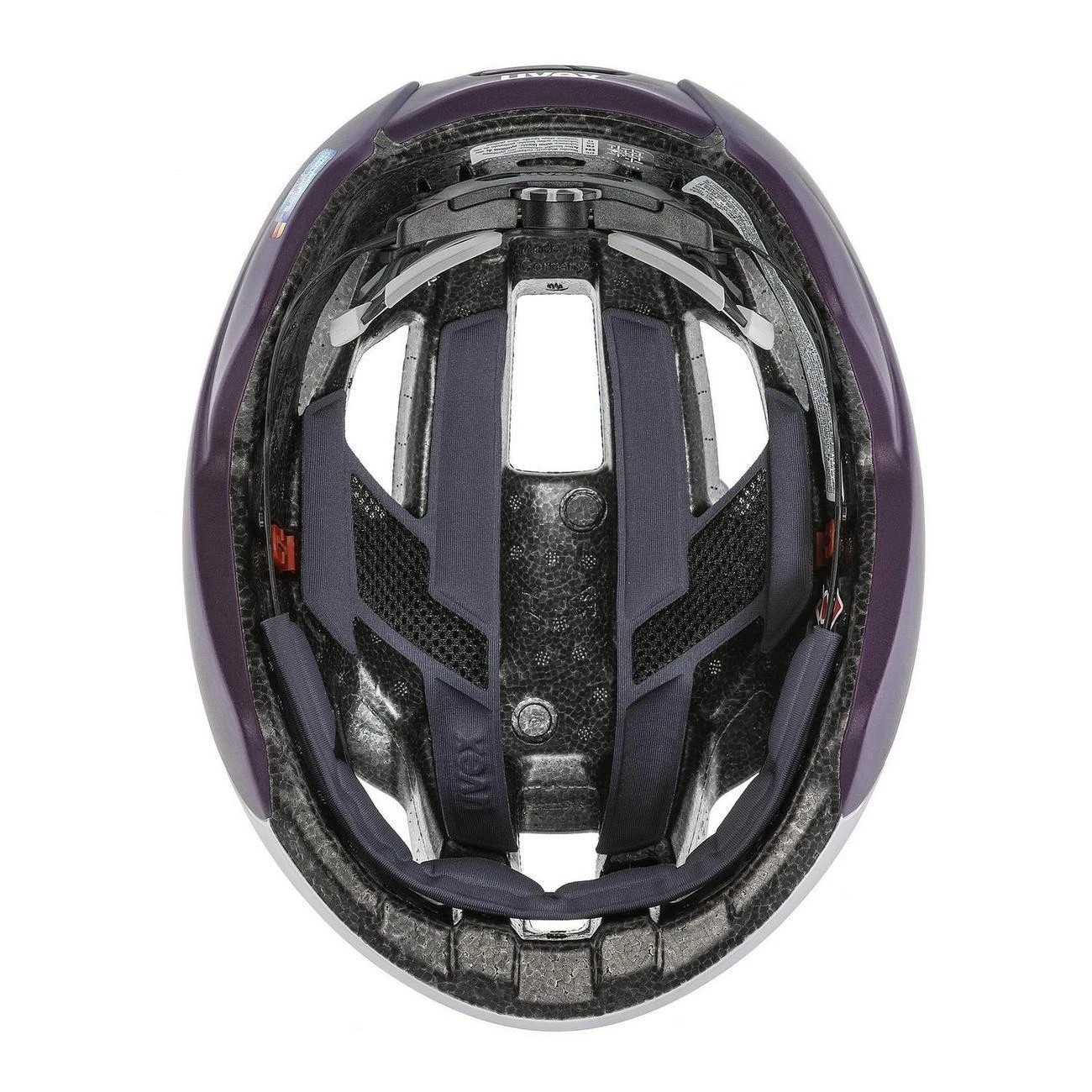 Plum Šalmas Uvex Rise cc sidabrinis-slyva WE-52-56CM