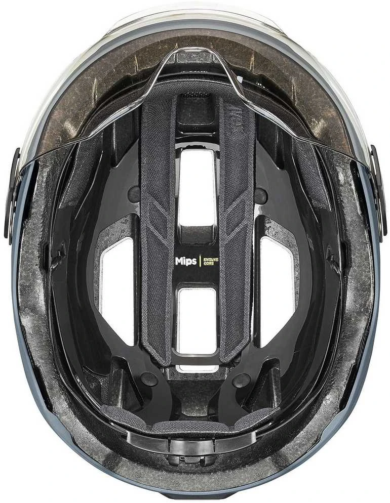 Šalmas Uvex stride visor MIPS antracito matinė-59-61CM