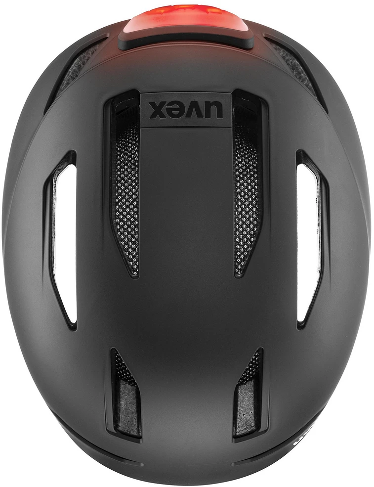 Šalmas Uvex urban planet LED juodas matt-58-61CM
