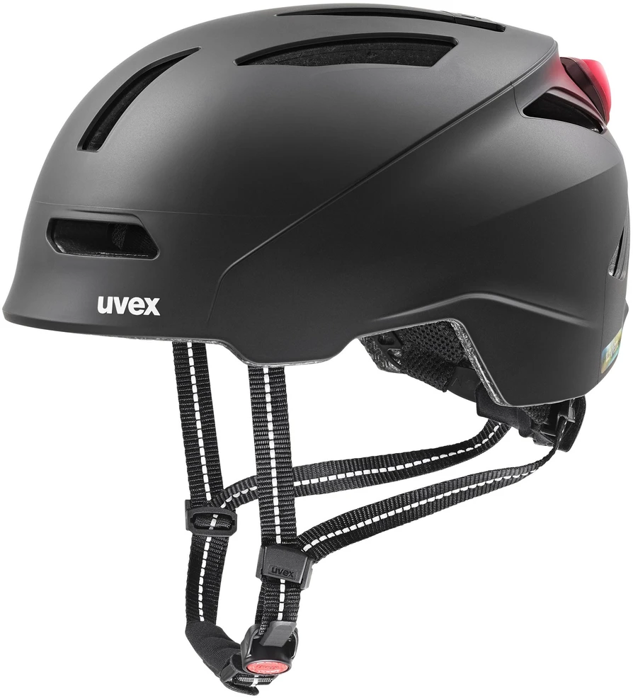 Šalmas Uvex urban planet LED juodas matt-58-61CM