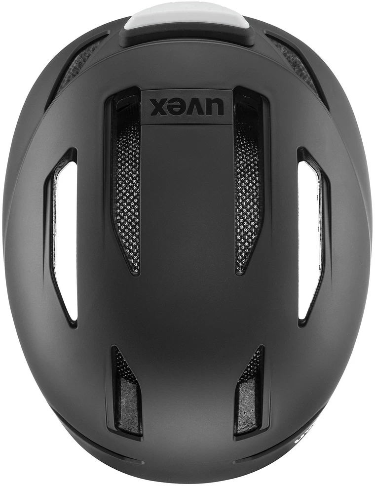 Šalmas Uvex urban planet LED juodas matt-58-61CM
