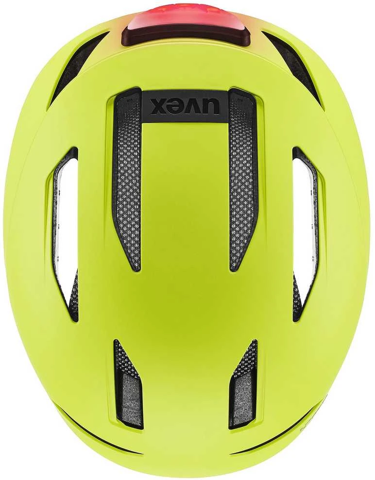 Šalmas Uvex urban planet LED lime matt-54-58CM