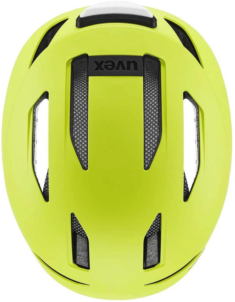 Šalmas Uvex urban planet LED lime matt-54-58CM