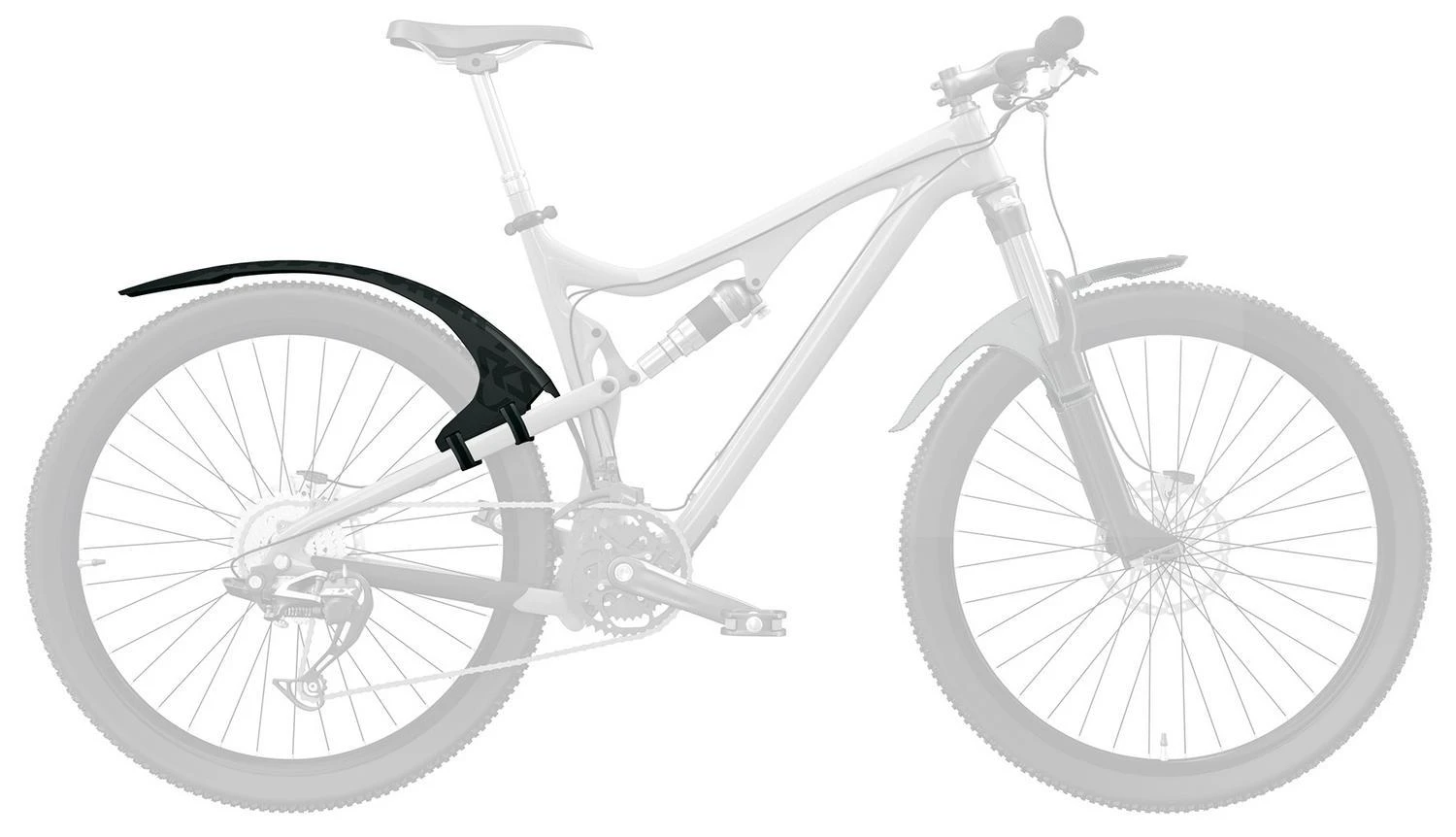 Skydelis galinis 27,5-29" SKS Mudrocker