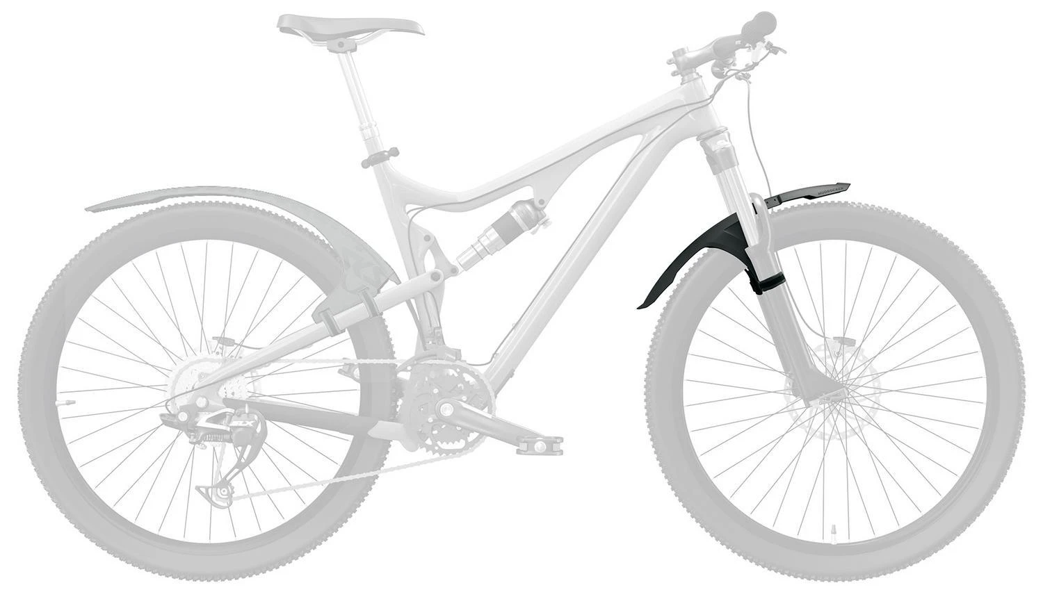 Skydelis priekinis 27,5-29" SKS Mudrocker
