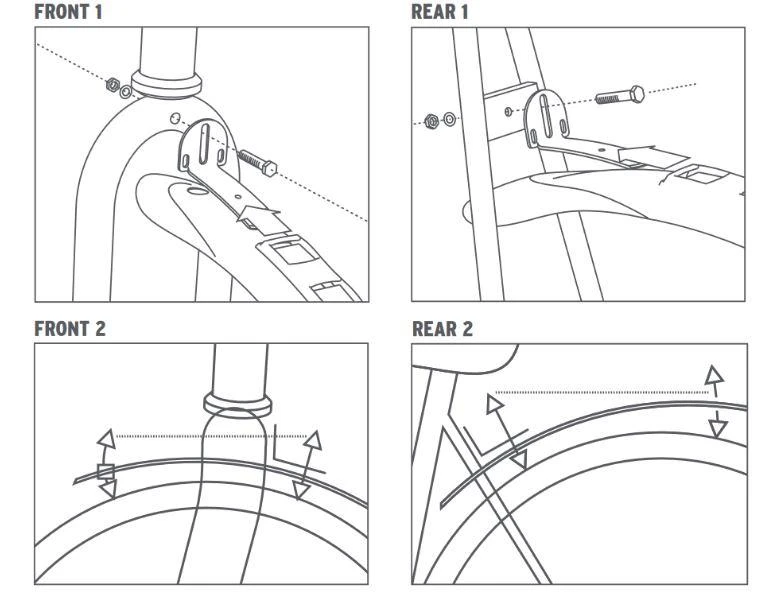 Sks Germany Skydelių komplektas 26-28 SKS Beavertail
