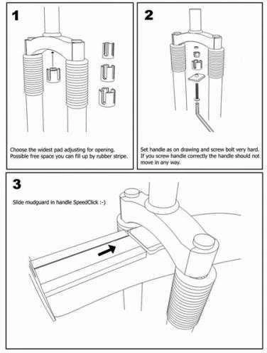 Skydelių komplektas Simpla Hammer SDE SPEEDstrap juodas