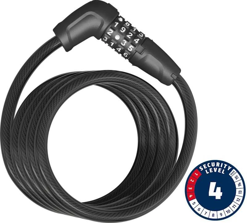 Spyna Abus Tresor 6512C/180 juodas