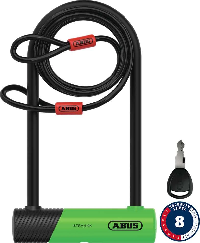 Abus Germany Spyna Abus Ultra 410K/170HB230 žalias SH + Cobra 10/120