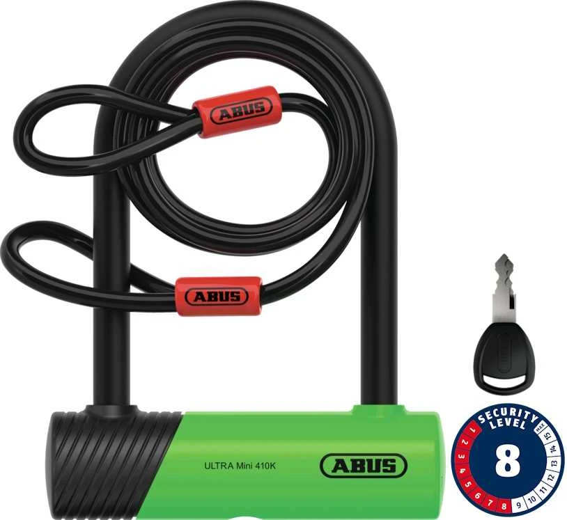 Abus Germany Spyna Abus Ultra Mini 410K/150HB140 žalias SH + Cobra 10/120