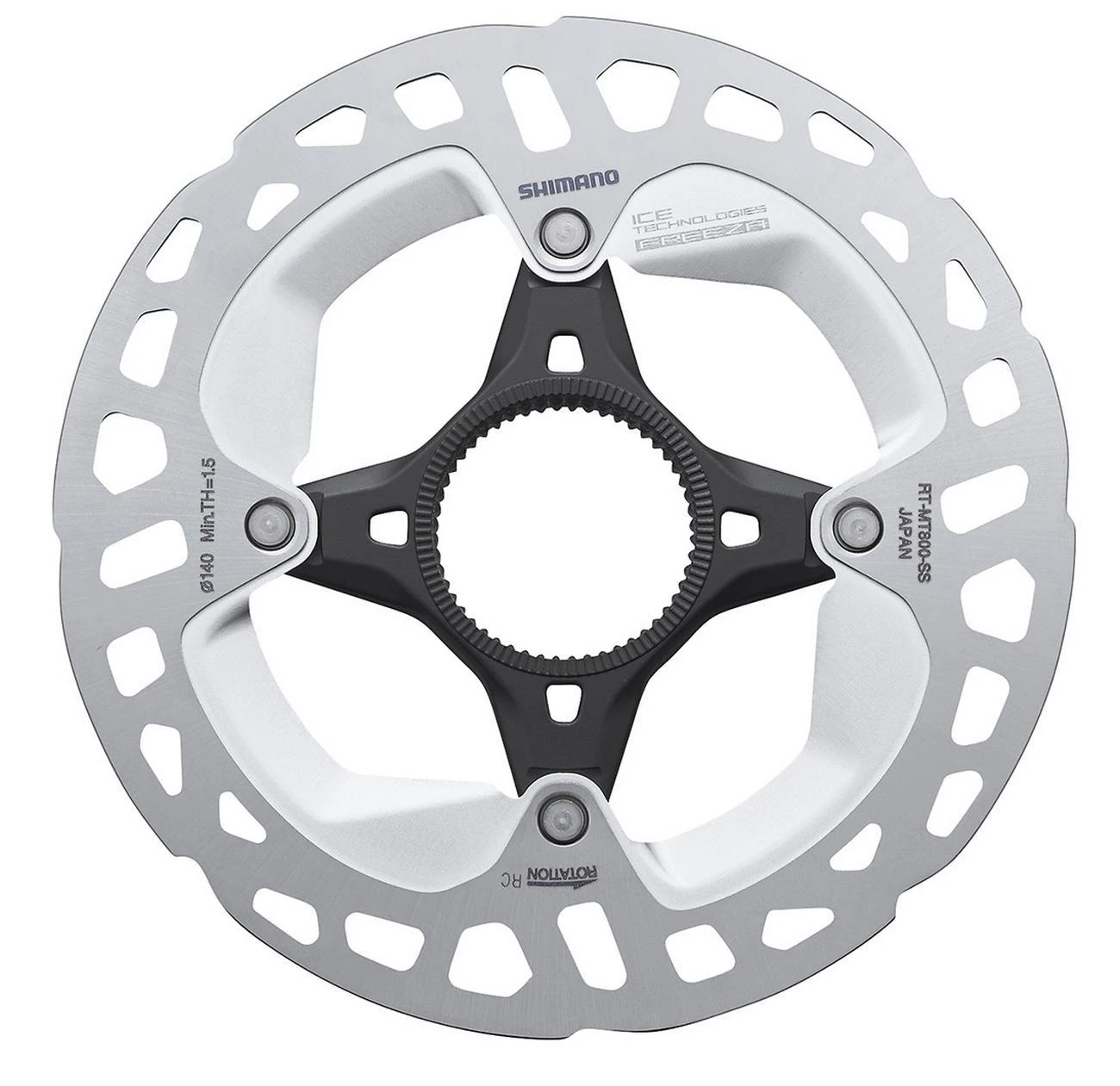 Stabdžių diskas Shimano XT/Ultegra RT-MT800 140MM Ice-Tech Freeza CL Int.