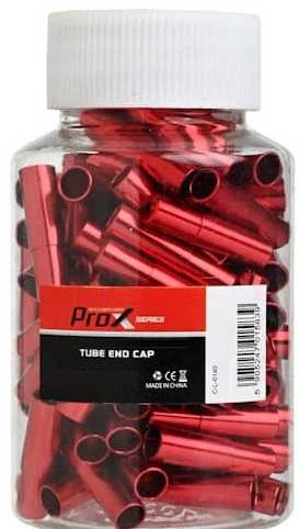 Stabdžių šarvo antgaliukai ProX Alu red (100pcs.)