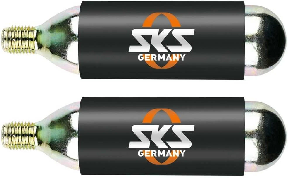 Suspausto oro CO2 balionėlis SKS pompai Airbuster (2x24g), su sriegiu