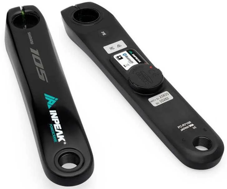 Švaistiklis su galios matuokliu INPEAK Powercrank Shimano 105 FC-R7100-170MM