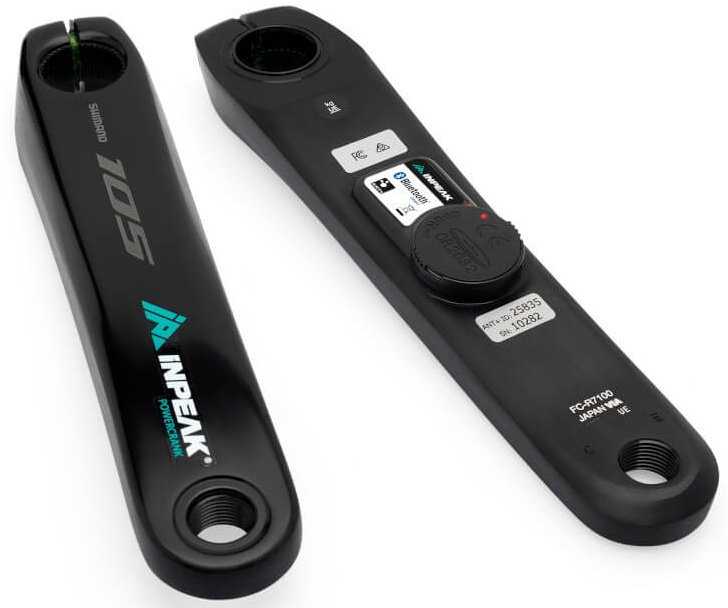 Švaistiklis su galios matuokliu INPEAK Powercrank Shimano 105 FC-R7100-172.5MM