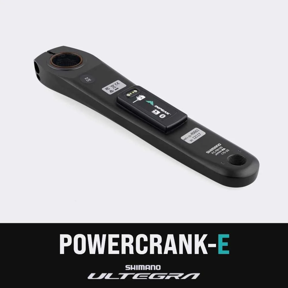 Švaistiklis su galios matuokliu INPEAK Powercrank-E Shimano Ultegra FC-R8100-165MM