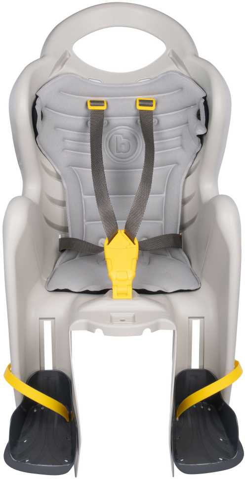 Vaikiška kėdutė Bellelli Mr Fox B-fix Relax prie rėmo silk pilkas