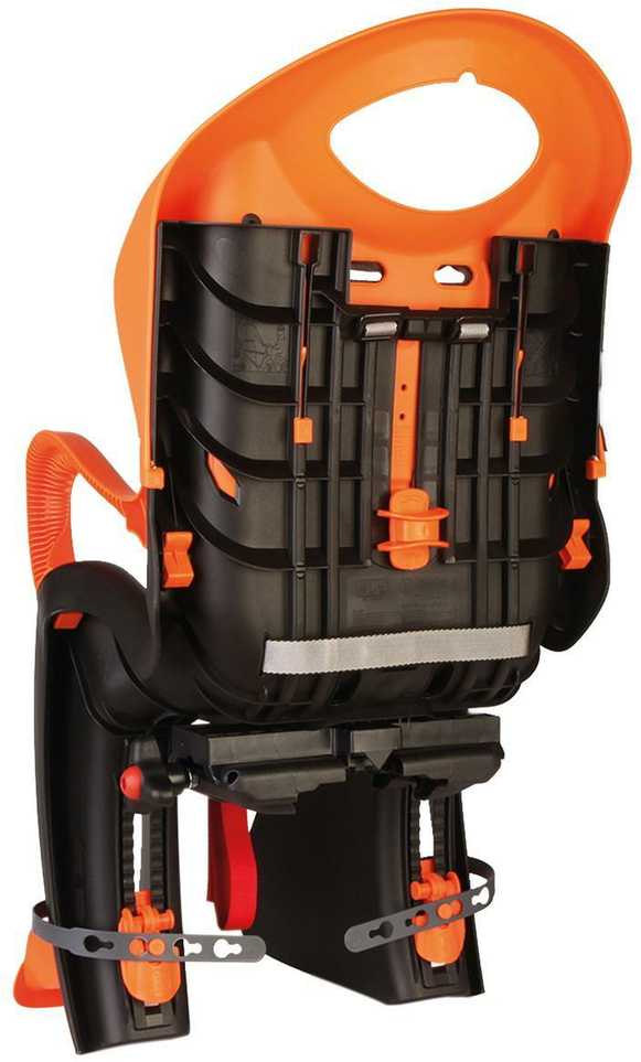 Galinė dviračio kėdutė Bellelli Tiger Clamp, juoda/oranžinė