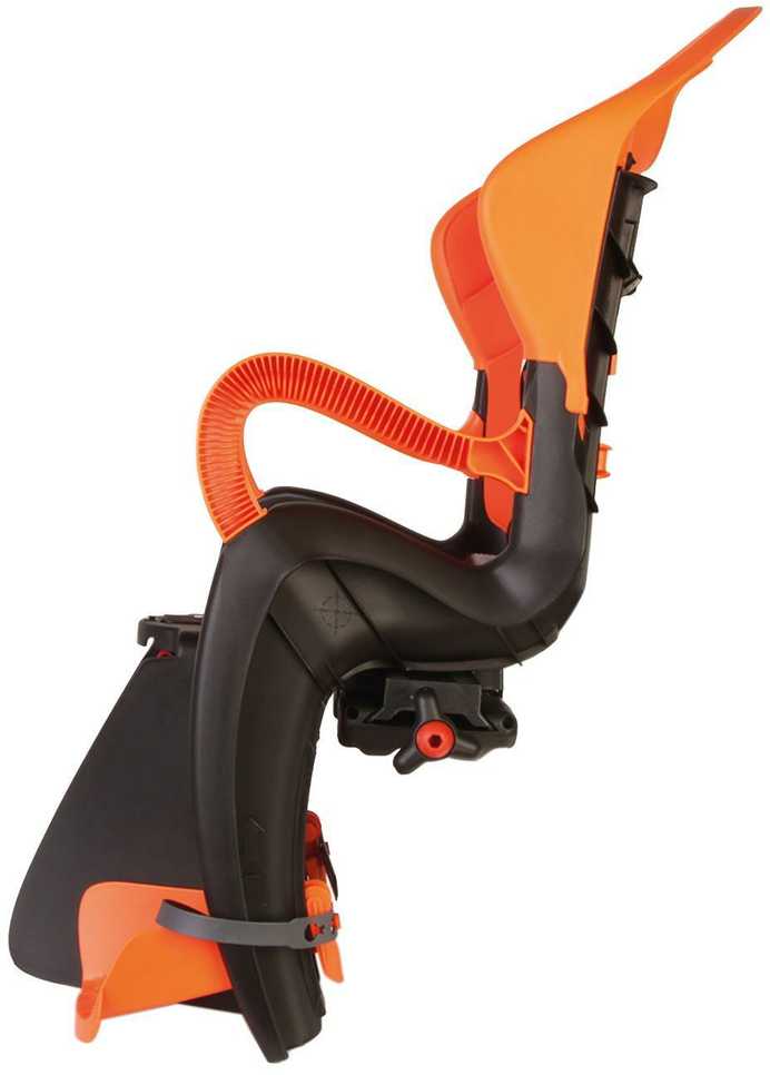 Galinė dviračio kėdutė Bellelli Tiger Clamp, juoda/oranžinė