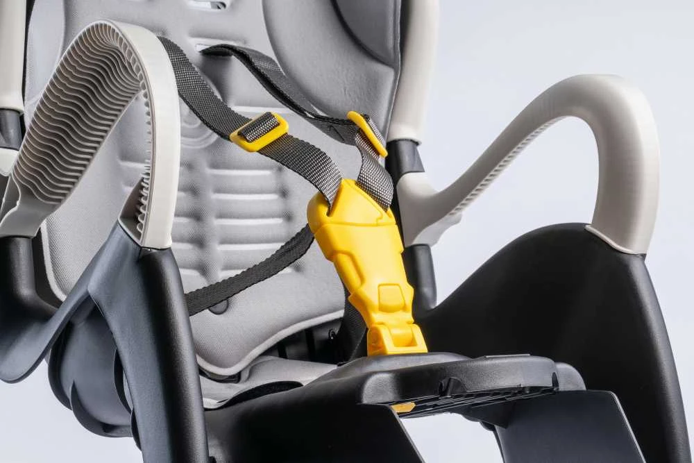 Vaikiška kėdutė Bellelli Tiger B-fix Relax prie rėmo juodas