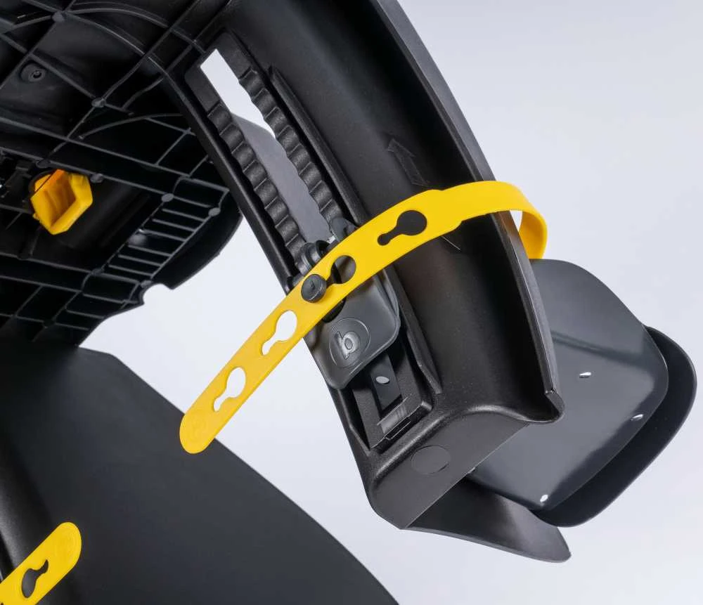 Vaikiška kėdutė Bellelli Tiger B-fix Relax prie rėmo juodas