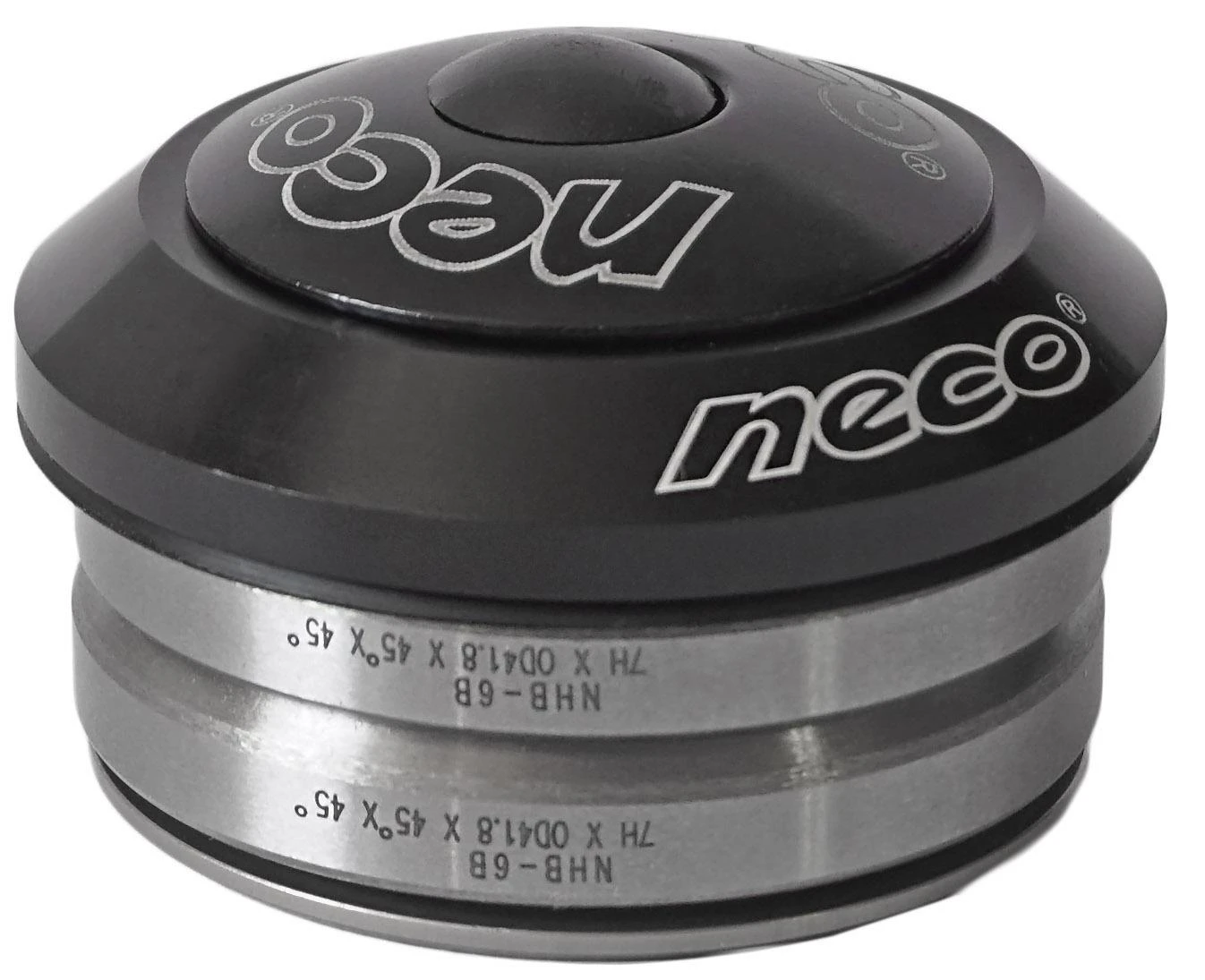 Vairo kolonėlė Alu Integruota NECO 1-1/8"x42x30 kasetė 2x