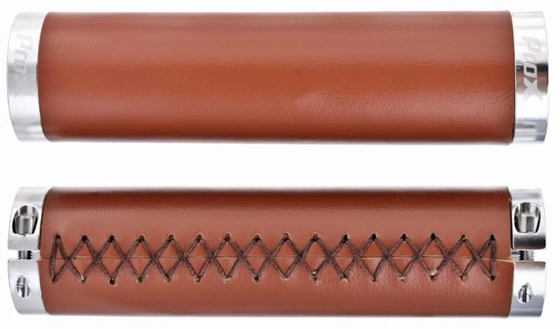 Vairo rankenėlės ProX GP-91B 130mm Lock-on eco-leather ruda