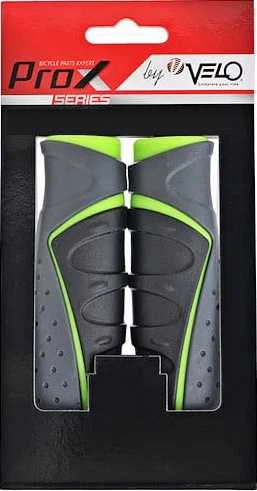 Velo Prox Vairo rankenėlės ProX VLG-709AD3 Comfort Gel 130mm žalias-juodas-pilkas
