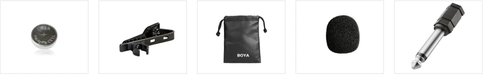 Mikrofonas BOYA 65-18000 HZ, 6.3 mm stereo adapteris, juodas / BY-M1 / BOYA10003