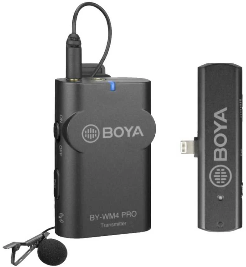 Boya Lavalier belaidis mikrofonas BY-WM4 Pro-K3, skirtas iOS
