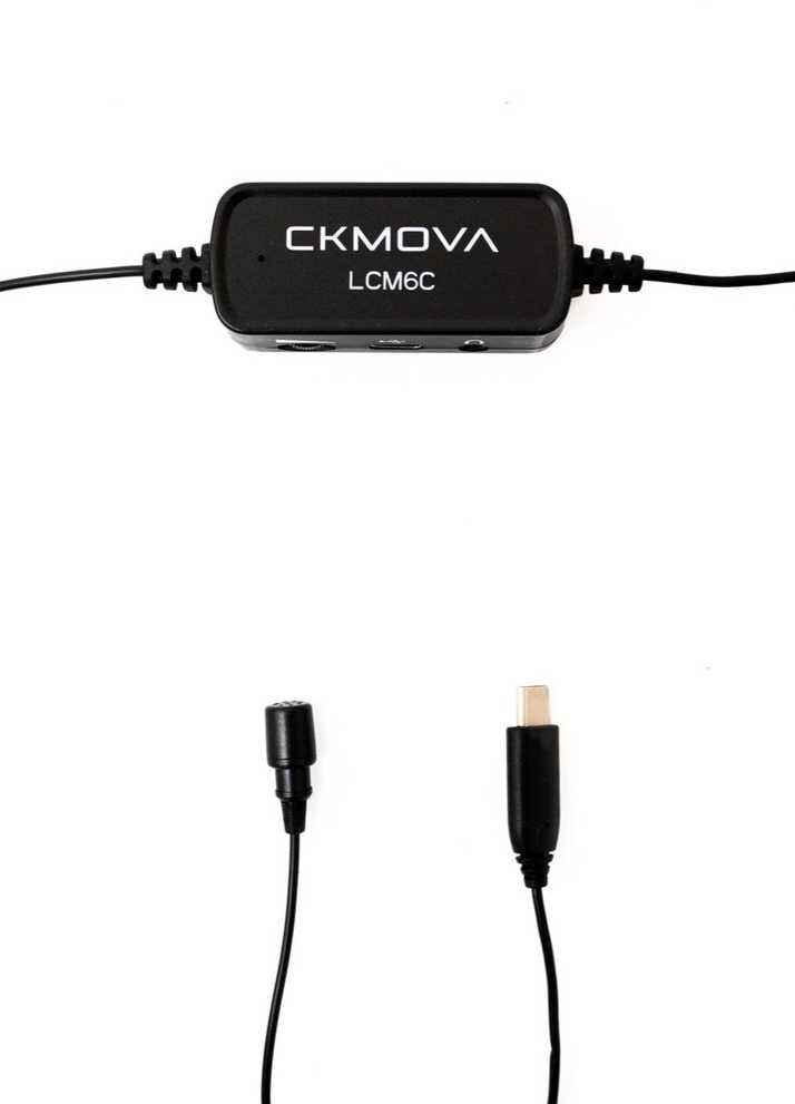 CKMOVA LCM6 – KARAŠTIS MIKROFONAS KAMEROS IR IŠMANIEJIEMS TELEFONIEMS