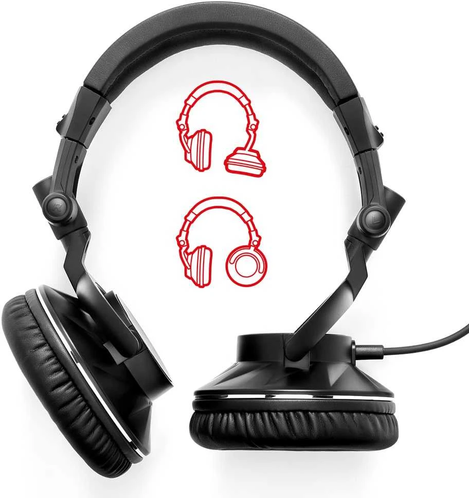 Ausinės - Hercules HDP DJ60 Vielinės Juodos