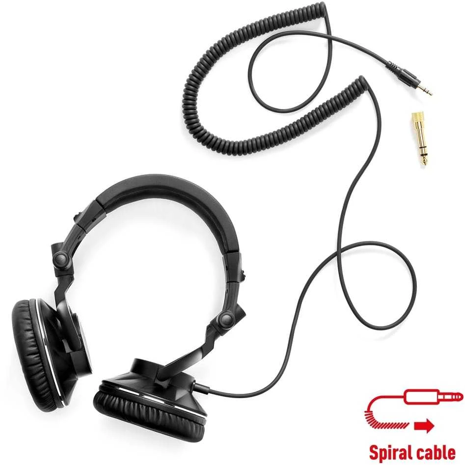 Ausinės - Hercules HDP DJ60 Vielinės Juodos