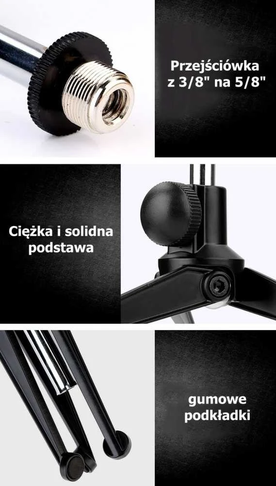 SOUND STATION QUALITY (SSQ) Sound Station Quality Mikrofono Laikiklis - SSQ DS1 Stalinis