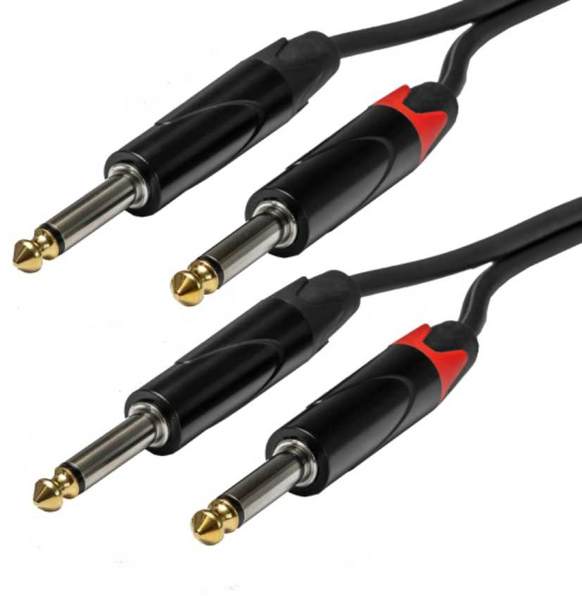 FS01 - Jack mono > Jack mono, 2 x 1,5mm2 1,5 m su - Ingrosso Audio e Luci Salerno