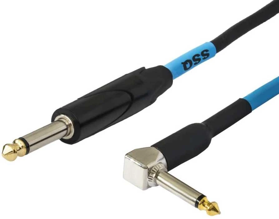 SOUND STATION QUALITY (SSQ) Garso stoties kokybė (ssq) SSQ JMPJMK4 SS-1469 Kabelis Mono lizdas - Mono lizdas (90 laipsnių kampas) 4 m Juodas