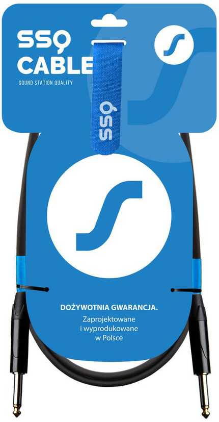 SOUND STATION QUALITY (SSQ) Jack SSQ JMPJMP2 renginys – kabelio lizdas, mono 6,3 mm – monofoninis lizdas 6,3 mm, 2 m