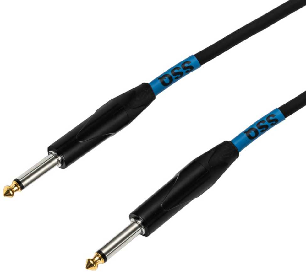 SOUND STATION QUALITY (SSQ) Jack SSQ JMPJMP2 renginys – kabelio lizdas, mono 6,3 mm – monofoninis lizdas 6,3 mm, 2 m