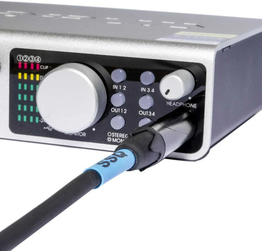 Garso stoties kokybė (ssq) SSQ JMPJMP5 SS-1449 Kabelis, Mono lizdas - Mono lizdas, 5 m Juodas