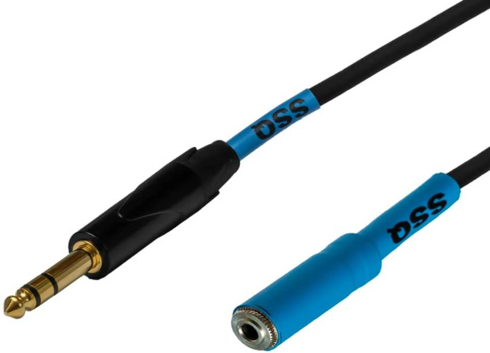 sound station quality (ssq) SSQ JSG5 – stereofoninis kabelio lizdas 3,5 mm – stereo lizdas 6,3 mm, 5 m