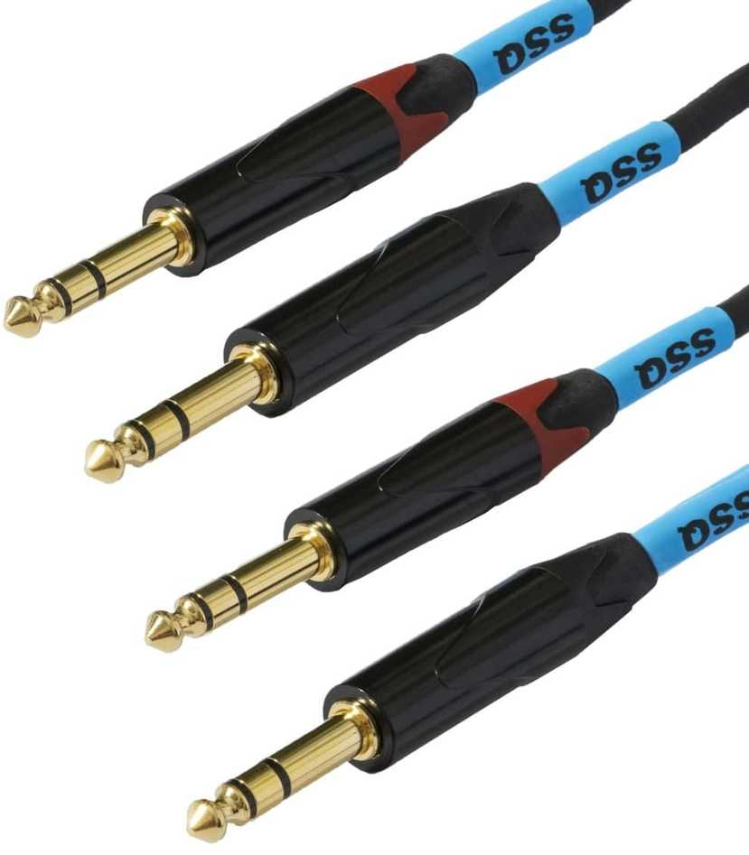 SOUND STATION QUALITY (SSQ) Garso stoties kokybė (ssq) SSQ JSJS1 SS-1456 Kabelis 2x stereo lizdai - 2x stereo lizdai 1 m Juodas