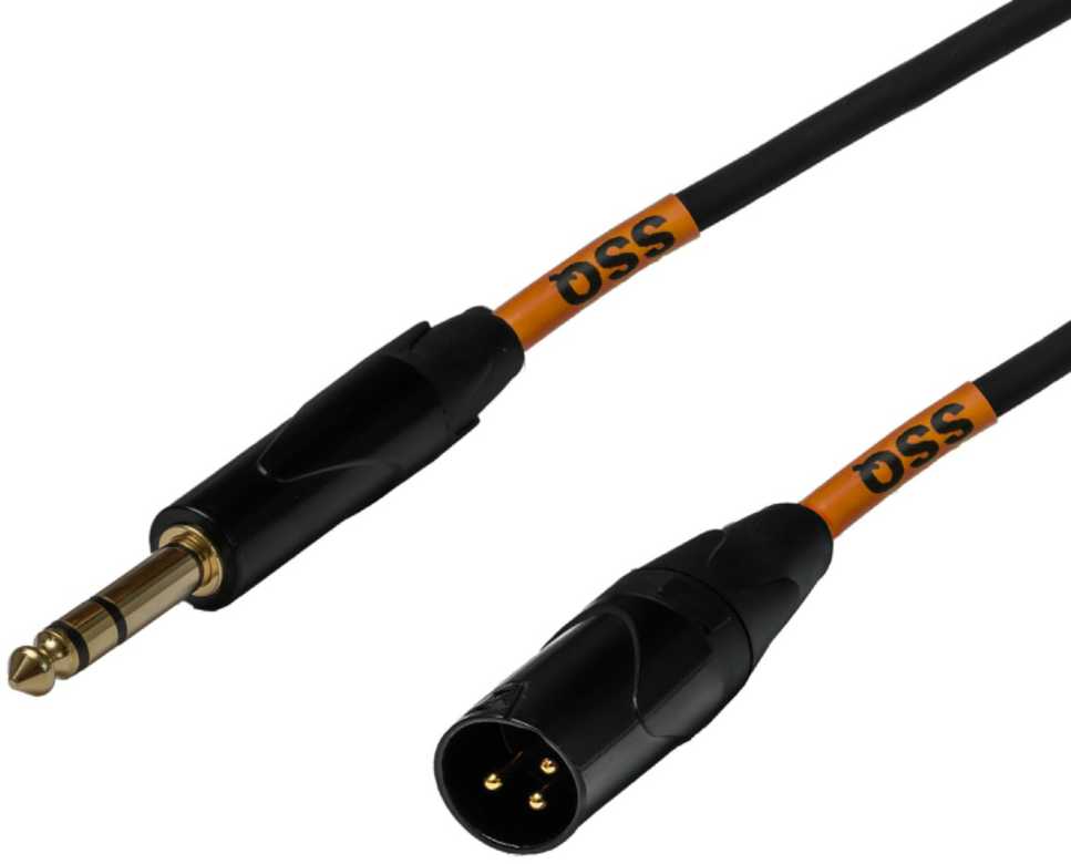 SOUND STATION QUALITY (SSQ) SSQ JSXM1 - XLR kištukas - Jack stereo 6,3 mm laidas , 1 m