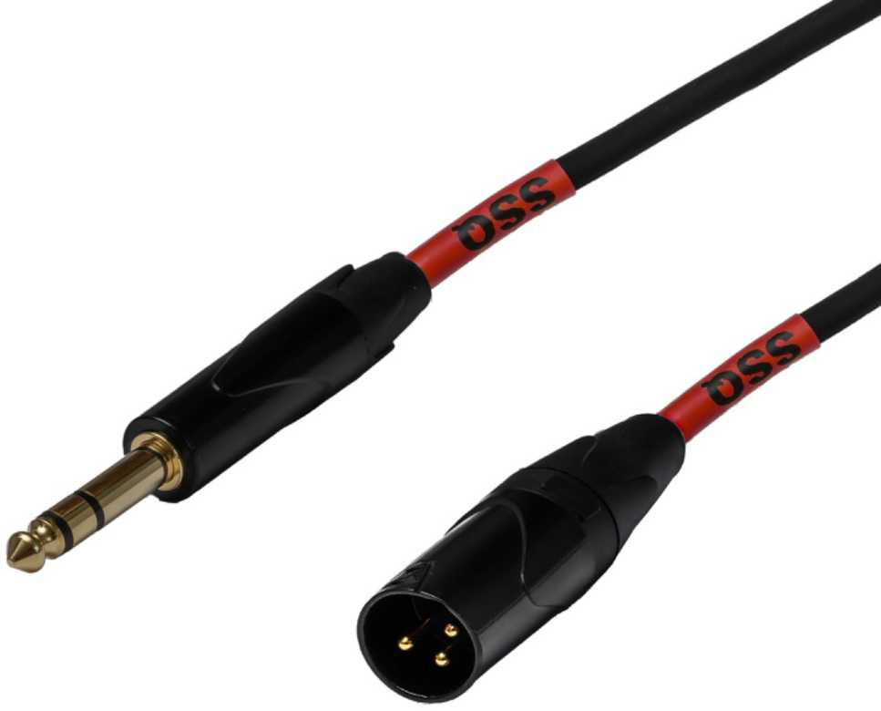SOUND STATION QUALITY (SSQ) SSQ JSXM10 - XLR kištukas - Jack stereo 6,3 mm laidas, 10 m