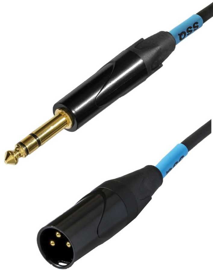 SOUND STATION QUALITY (SSQ) SSQ JSXM10 SS-1462 Cable Jack Stereo - XLR 3-pin Male 10 m Juodas